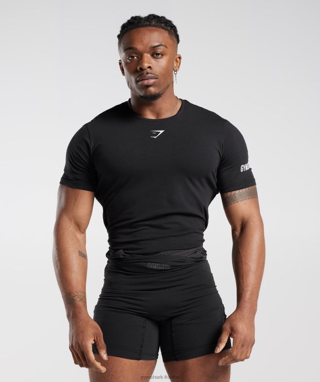 Gymshark t-shirt débardeur noir femmes 6HF28497