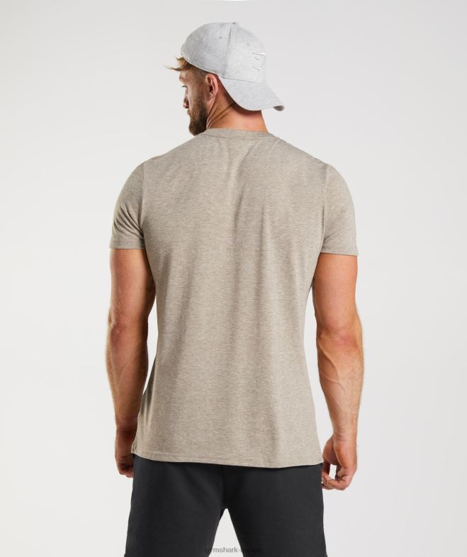 Gymshark t-shirt héritage marnes calcaires Hommes 6HF28693