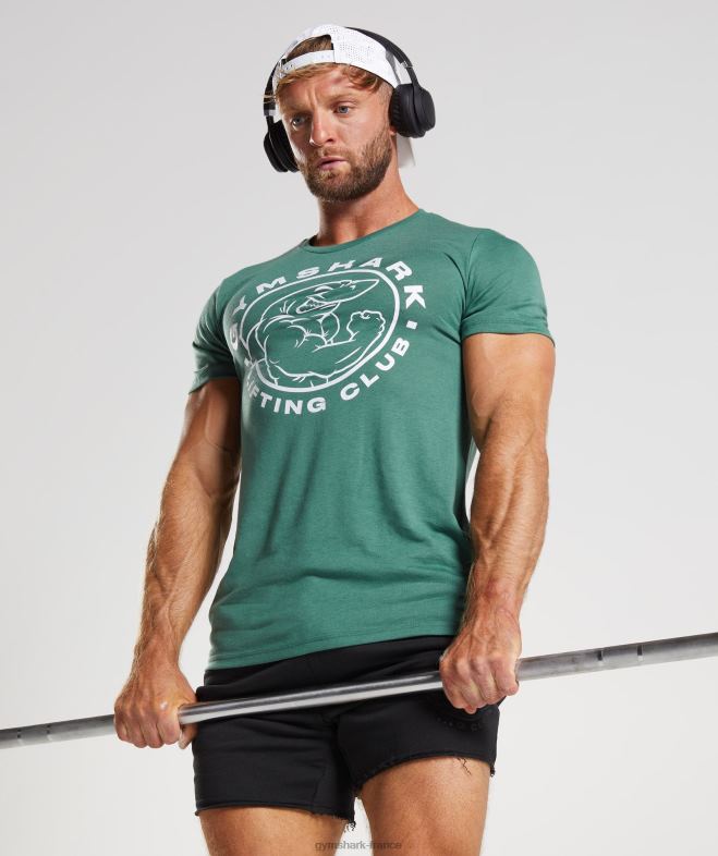 Gymshark t-shirt héritage vert hoya Hommes 6HF28697