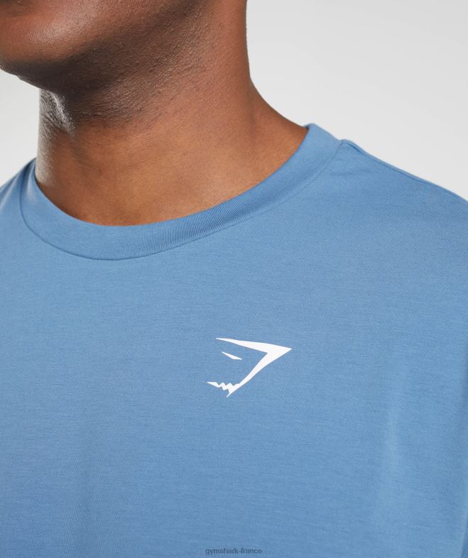 Gymshark t-shirt oversize essentiel Un jean bleu Hommes 6HF28651