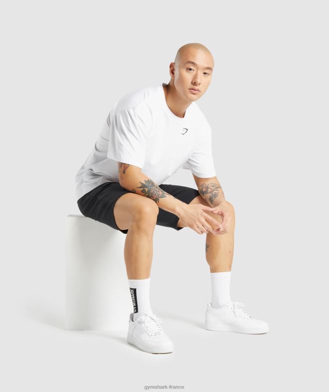 Gymshark t-shirt oversize essentiel blanc Hommes 6HF28572