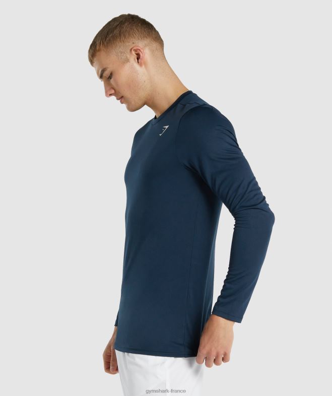 Gymshark t-shirt à manches longues marine Hommes 6HF28598