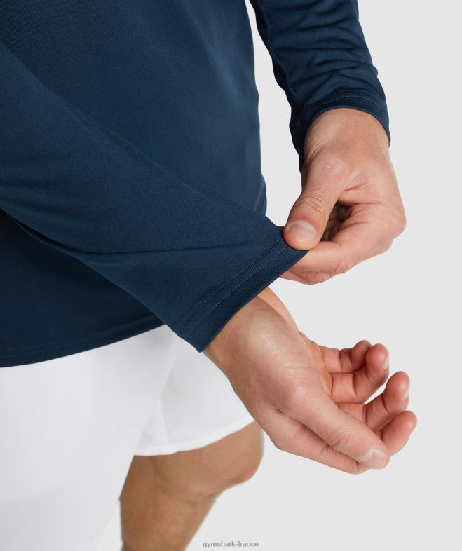 Gymshark t-shirt à manches longues marine Hommes 6HF28598