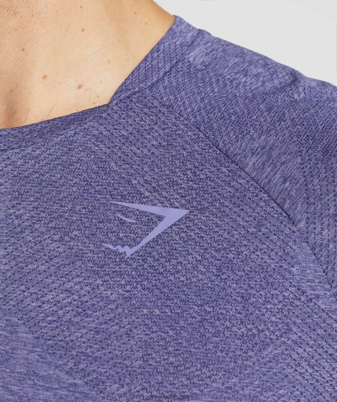 Gymshark t-shirt à manches longues violet neptune/violet velours Hommes 6HF28707