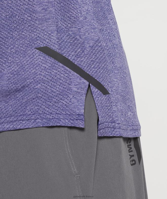 Gymshark t-shirt à manches longues violet neptune/violet velours Hommes 6HF28707