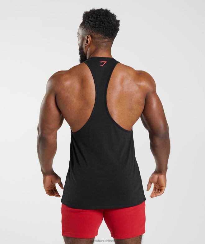 Gymshark tranche de longeron noir Hommes 6HF28980