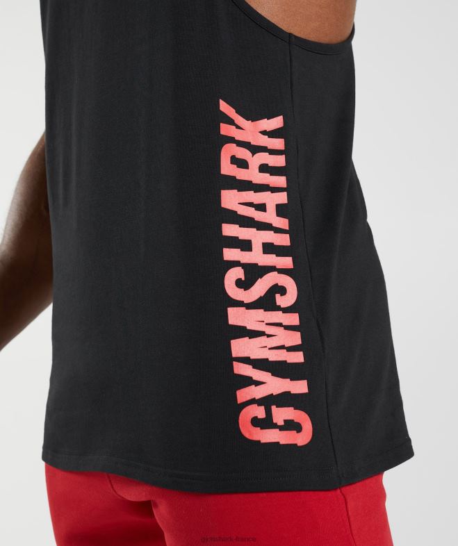Gymshark tranche de longeron noir Hommes 6HF28980