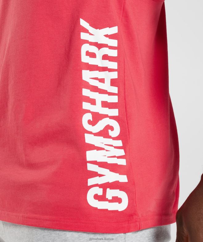 Gymshark tranche de longeron perroquet rouge Hommes 6HF28988