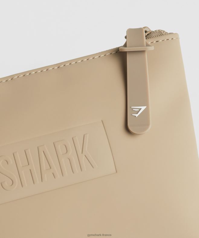 Gymshark trousse de toilette quotidienne brun ciment unisexe 6HF281077