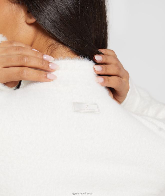 Gymshark veste en tricot à cils Whitney lucarne blanche femmes 6HF28409
