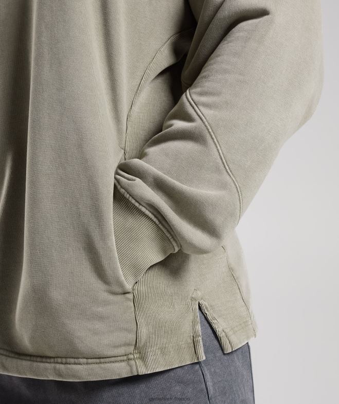 Gymshark équipage lavé sous pression marron écru Hommes 6HF28860