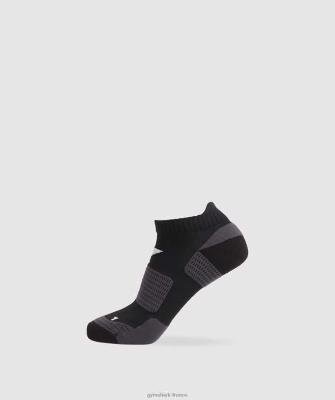 Gymshark chaussettes de performance à la cheville noir unisexe 6HF281103