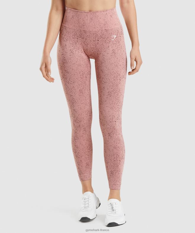Gymshark adapter les leggings sans couture mouchetés minéral | paige rose femmes 6HF28321