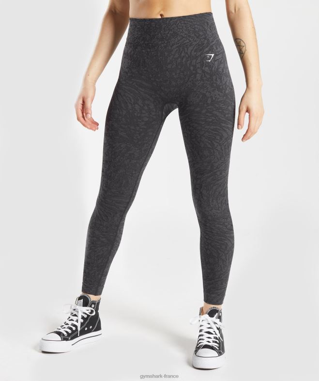 Gymshark adapter les leggings sans couture pour animaux sauvage | noir femmes 6HF28258