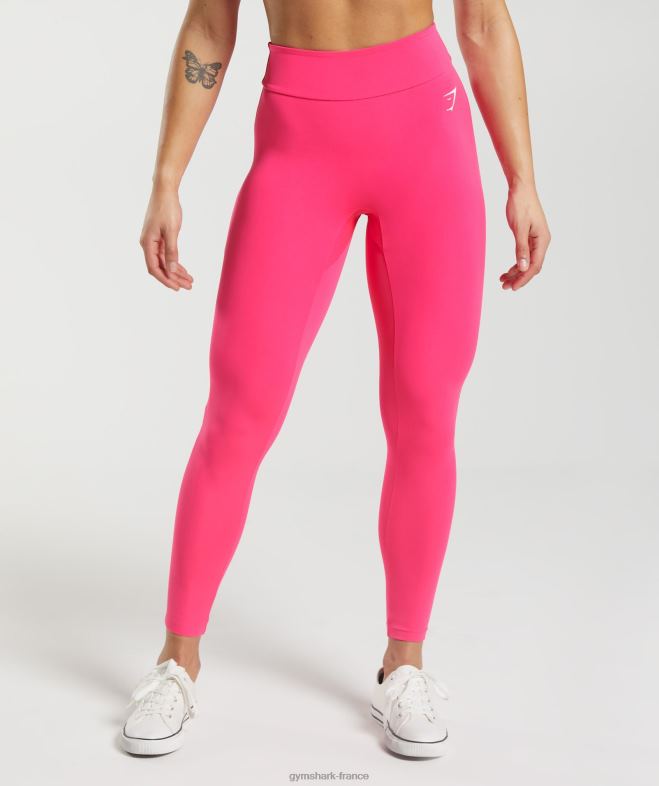 Gymshark gs power legging original fuchsia brillant femmes 6HF28256