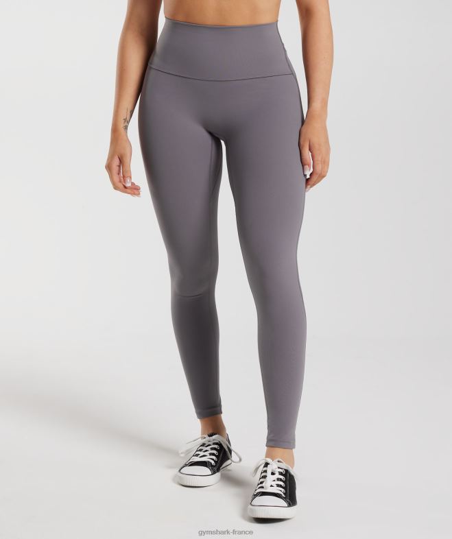 Gymshark héritage leggings gris titane femmes 6HF28267