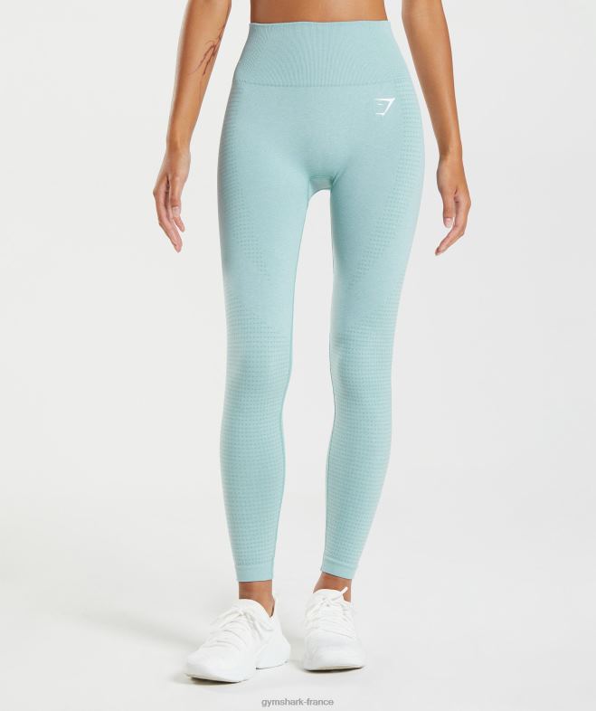 Gymshark legging vital sans couture 2.0 chiné bleu perle femmes 6HF28336