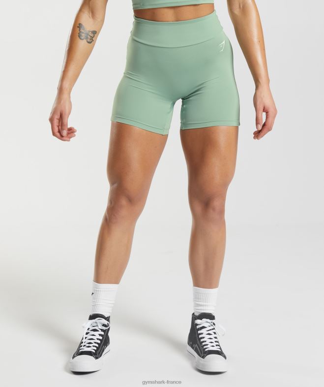 Gymshark short serré gs power original vert sauge du désert femmes 6HF2810