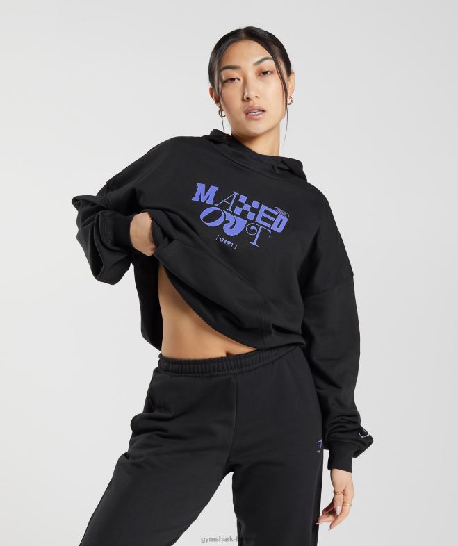 Gymshark sweat à capuche au maximum noir femmes 6HF28355