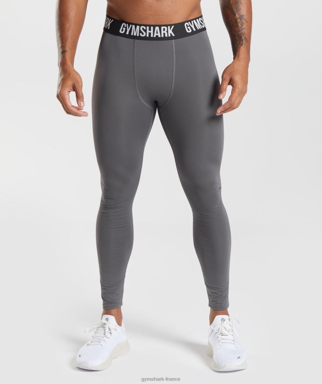 Gymshark leggings de base element silhouette grise Hommes 6HF281032