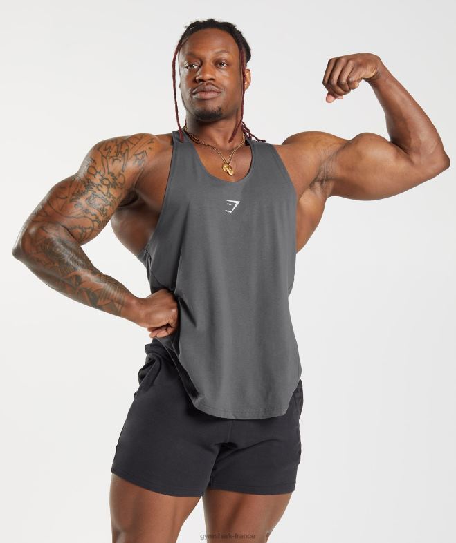 Gymshark limon gras silhouette grise Hommes 6HF281015