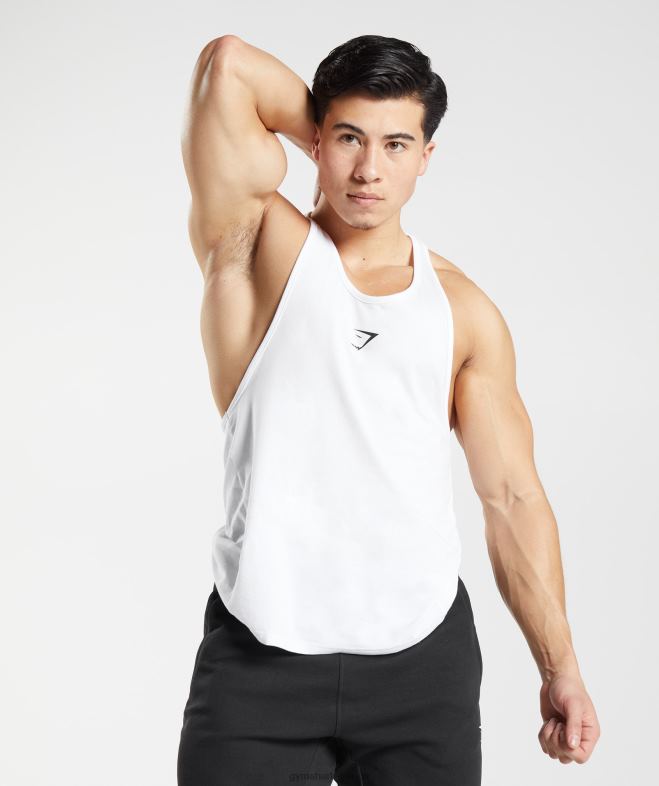 Gymshark longeron critique blanc Hommes 6HF28997