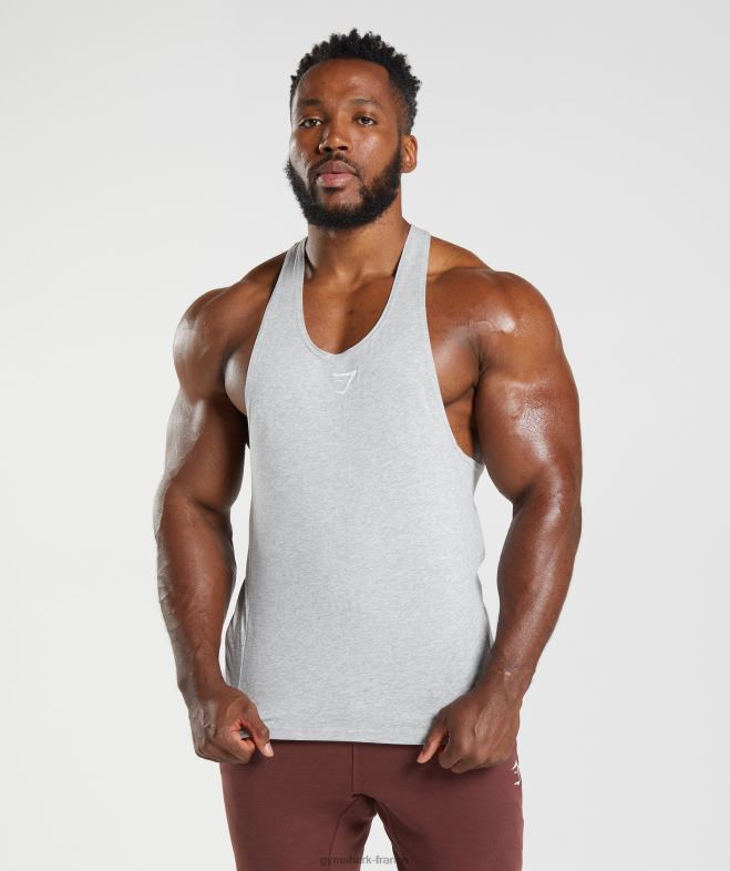 Gymshark réagir chiné à noyau gris clair Hommes 6HF28985