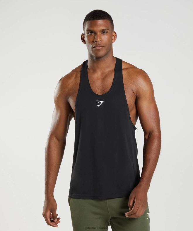 Gymshark réagir noir Hommes 6HF28984