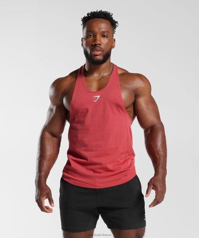 Gymshark réagir rouge séché au soleil Hommes 6HF281026