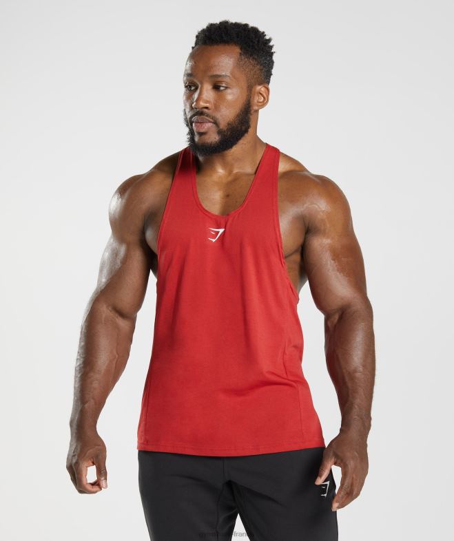 Gymshark réagir rouge salsa Hommes 6HF281023