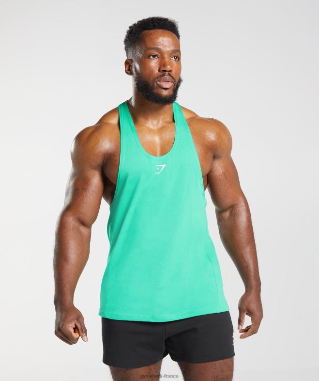 Gymshark réagir vert tropique Hommes 6HF28998
