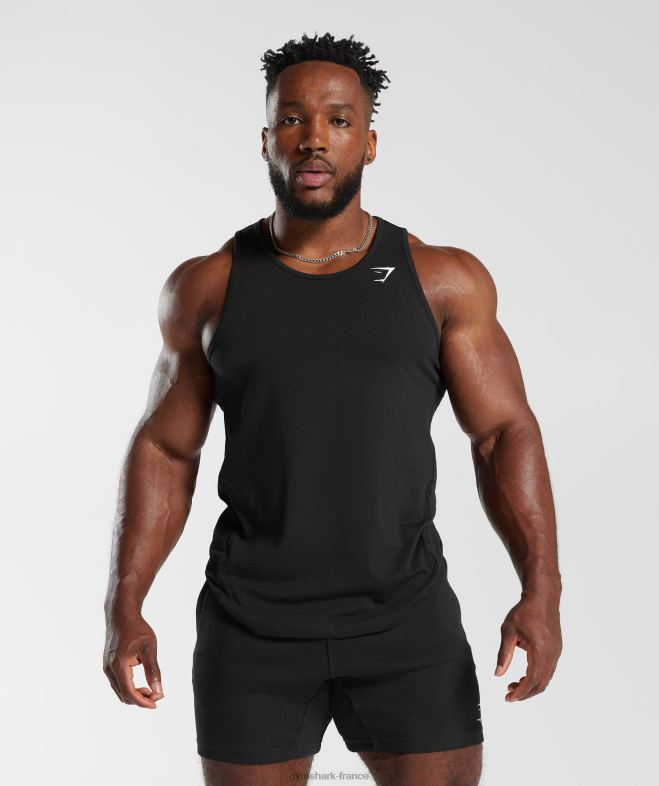 Gymshark réservoir critique 2.0 noir Hommes 6HF28924