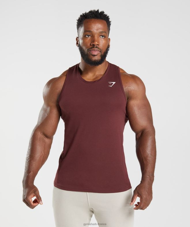 Gymshark réservoir de réaction marron cuit au four Hommes 6HF28916