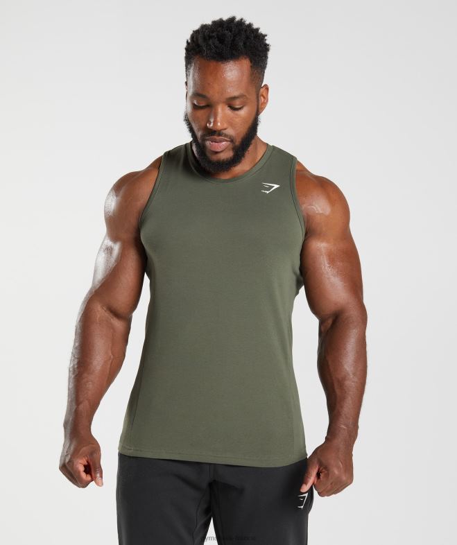 Gymshark réservoir de réaction noyau d'olive Hommes 6HF28963