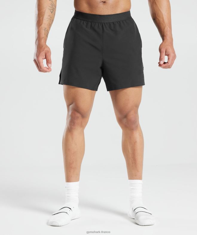 Gymshark 315 short tissé noir Hommes 6HF28547
