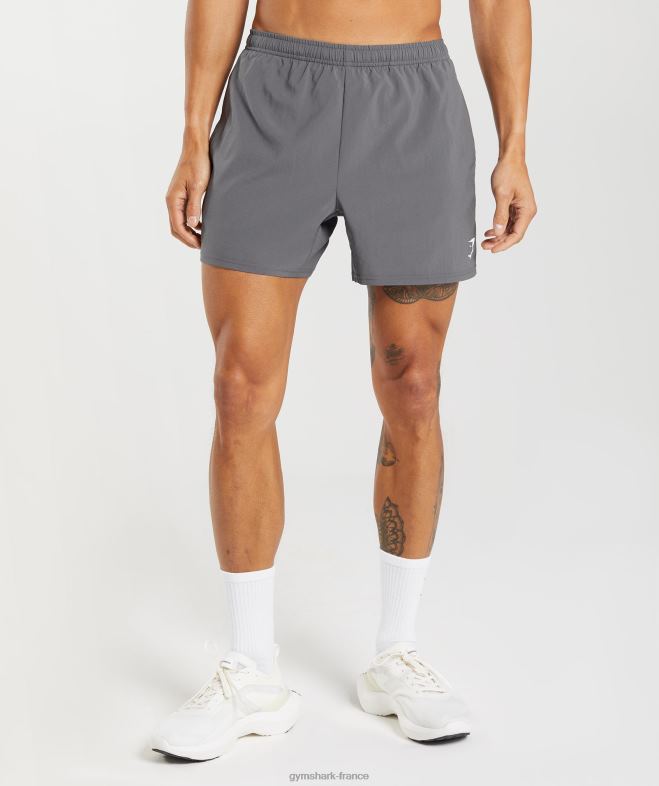 Gymshark arrivée 5 shorts silhouette grise Hommes 6HF28525