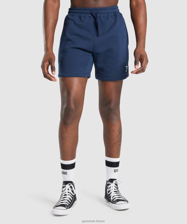 Gymshark short à écusson marine Hommes 6HF28520