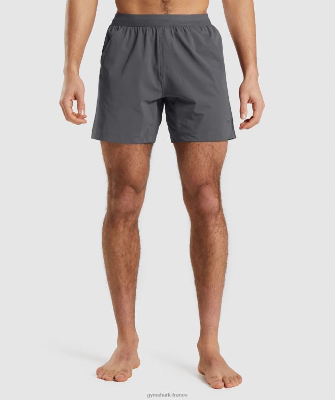 Gymshark short de studio gris onyx Hommes 6HF28559