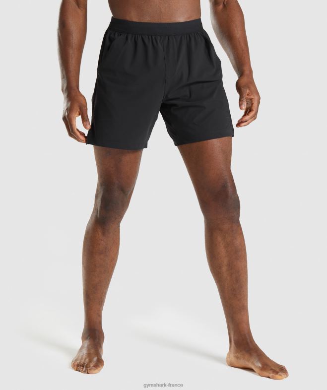 Gymshark short de studio noir Hommes 6HF28554