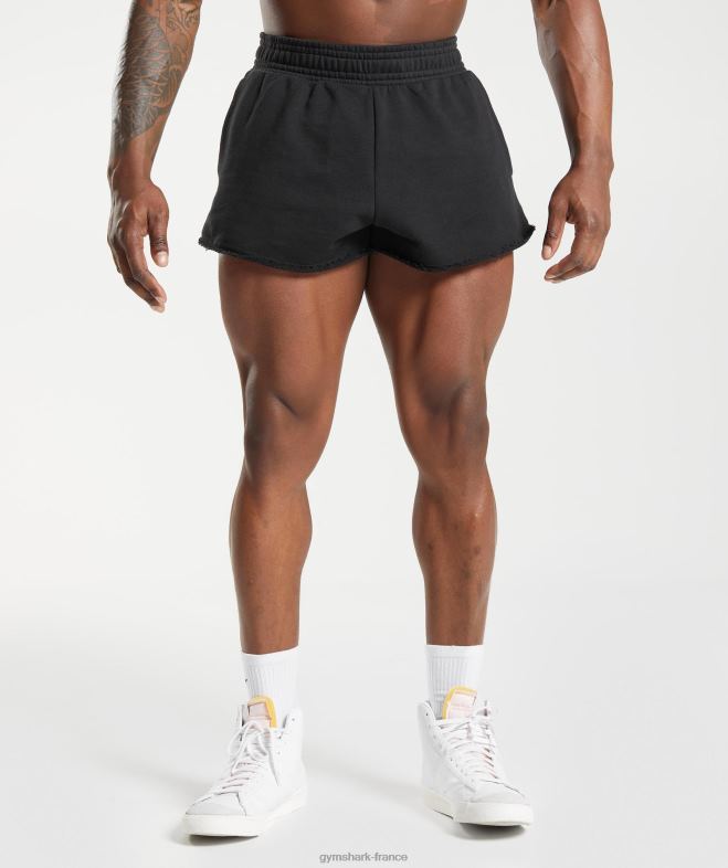 Gymshark short héritage noir Hommes 6HF28527