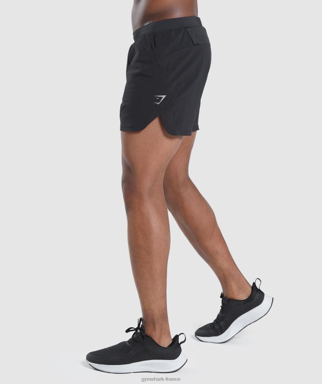 Gymshark short speed évoluer 5 noir Hommes 6HF28519