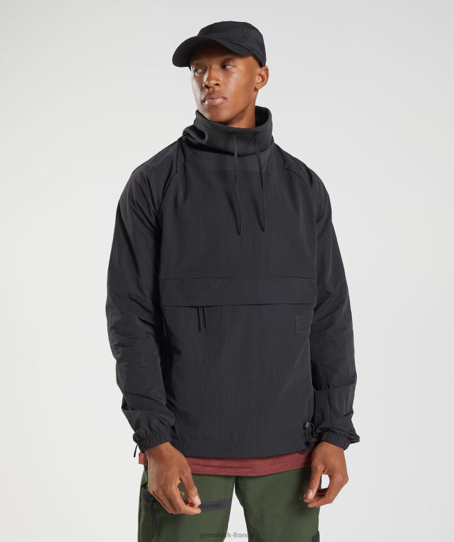 Gymshark reprendre l'anorak noir Hommes 6HF28828