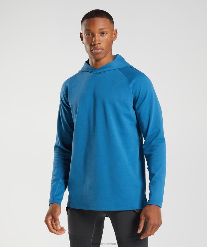 Gymshark sweat à capuche studio bleu au bord du lac Hommes 6HF28827