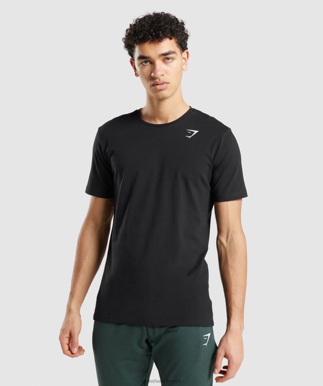Gymshark t-shirt essentiel noir Hommes 6HF28661